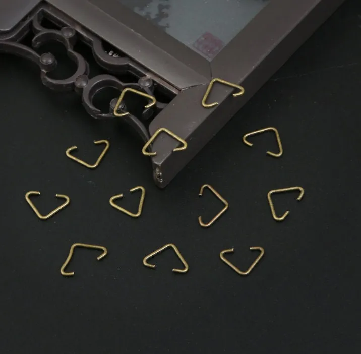 100 Triangle Jump Rings Shiny Gold Silver Open Jump Rings Bails - Jewelry Connector for Jewelry Making Supplies