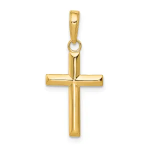 14k Yellow Gold Small Cross Pendant