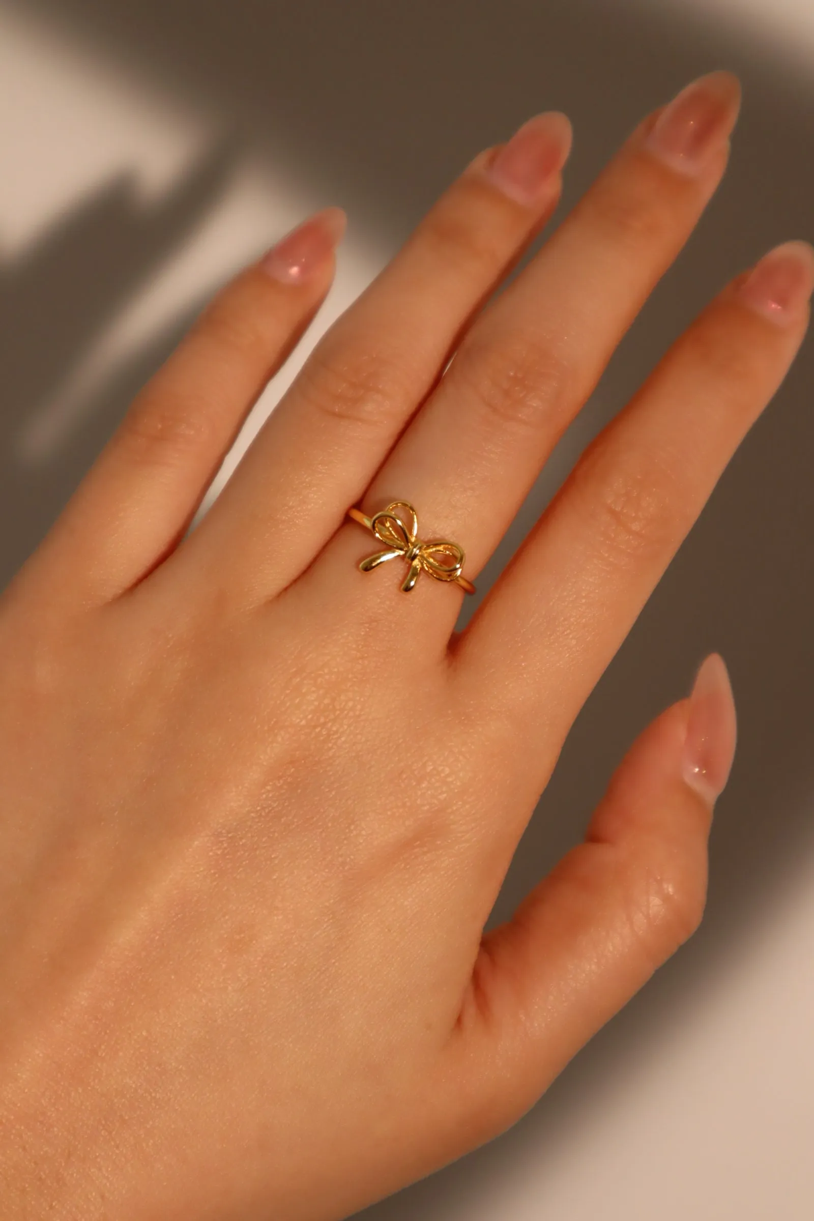 18K Gold Vermeil Bowknot Ring