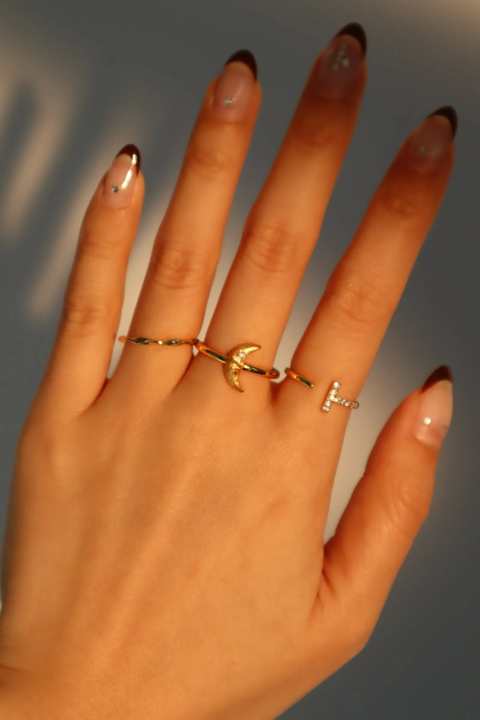 18K Gold Vermeil Spiral Ring