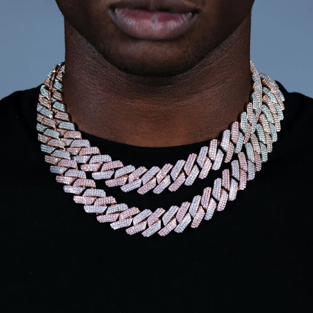 19mm Iced Out Miami Cuban Link Necklace