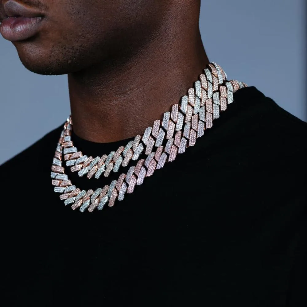 19mm Iced Out Miami Cuban Link Necklace