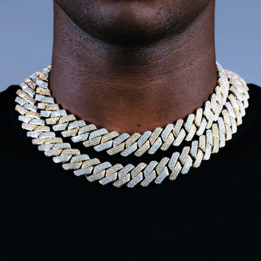 19mm Iced Out Miami Cuban Link Necklace