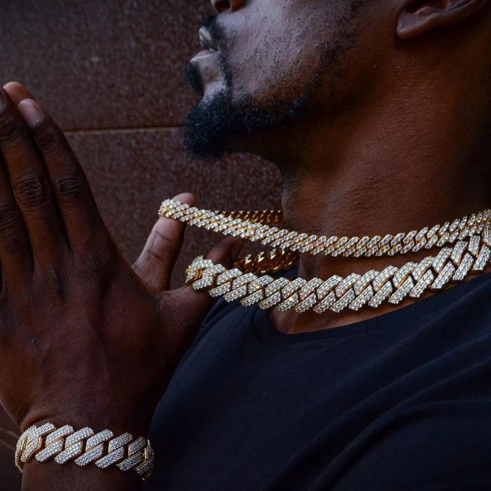 19mm Iced Out Miami Cuban Link Necklace