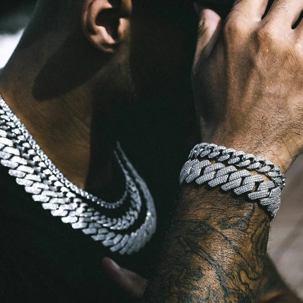 19mm Iced Out Miami Cuban Link Necklace