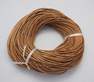 1mm Leather Cord (10m) - Tan