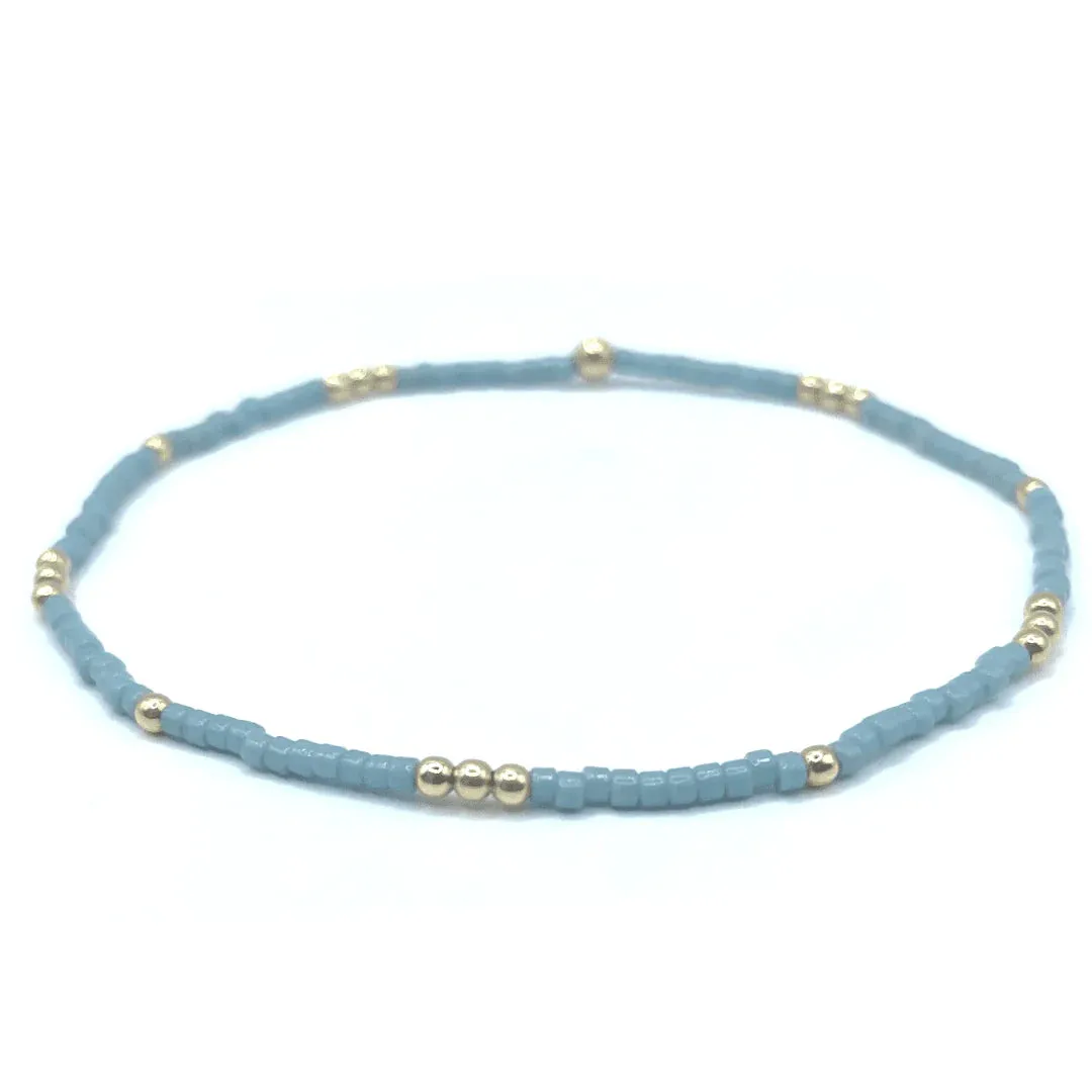 2mm Newport Pale Turquoise Waterproof Bracelet