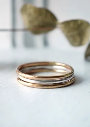 Andromeda Smooth Stacking Ring