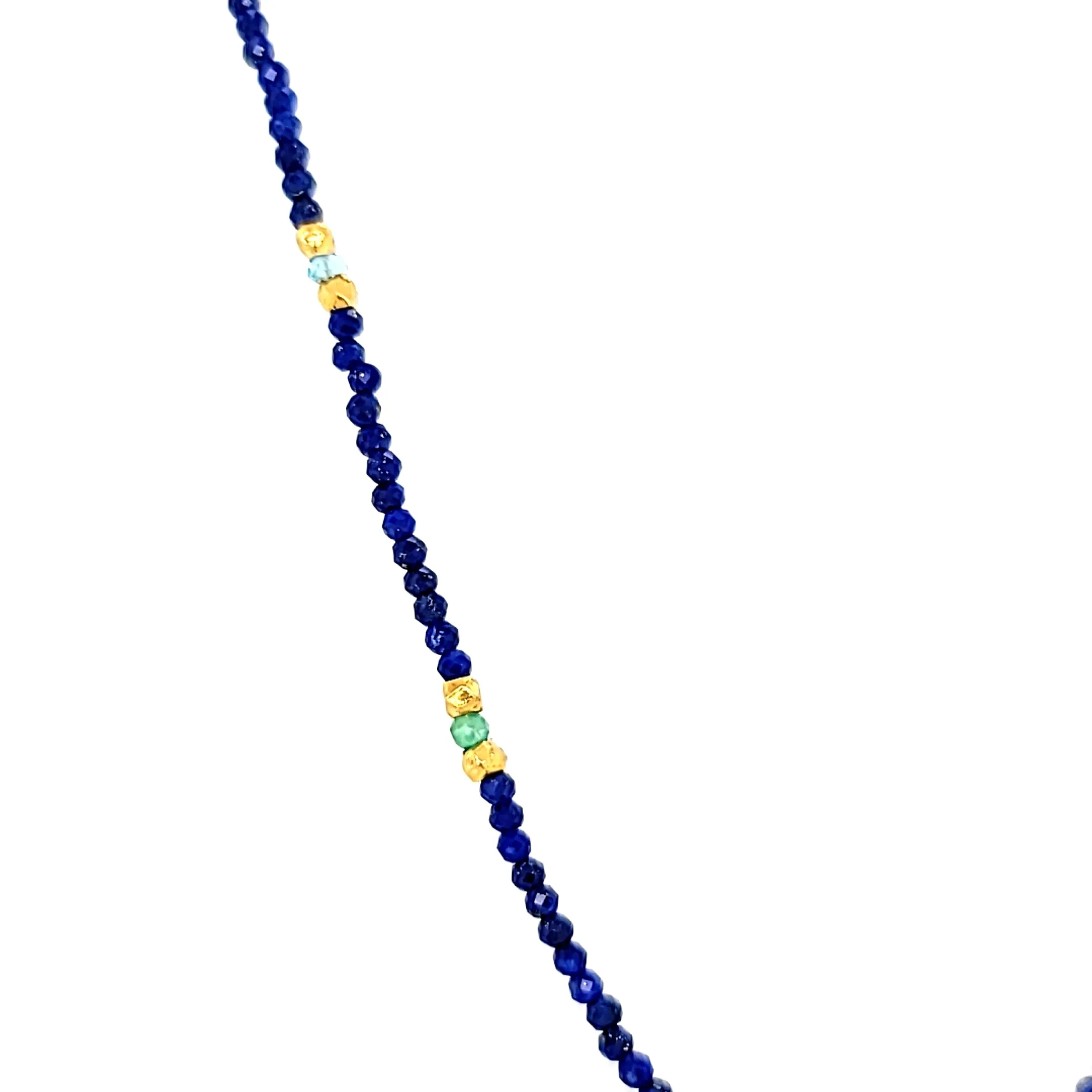 AVF Beaded Lapis Necklace (SI2780)