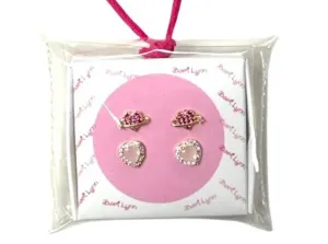 Bari Lynn Earring Set - 2 Hearts