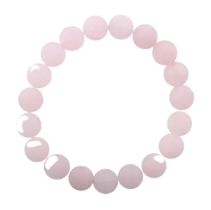 Barse Matte Bead Bracelet-Rose Quartz