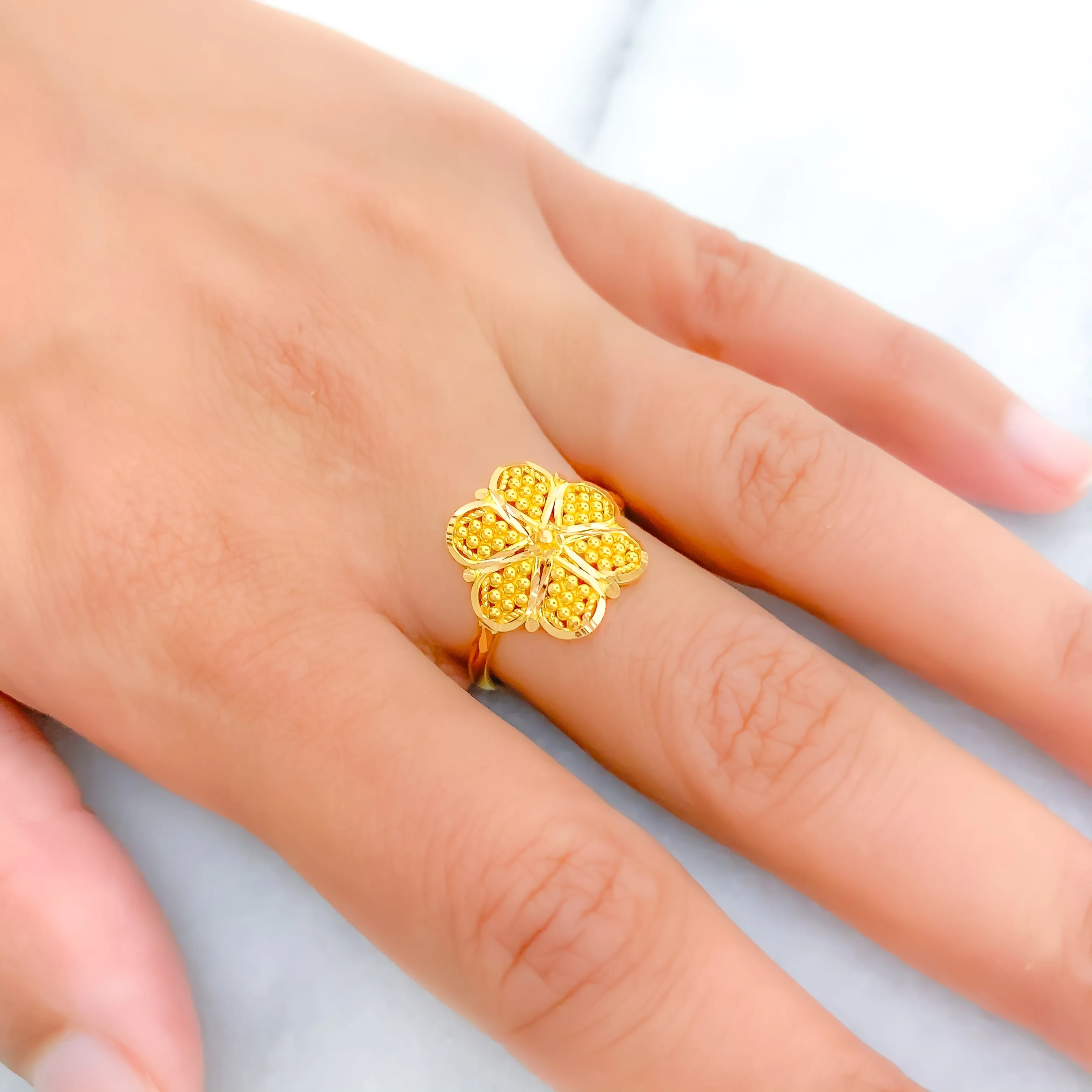 Blooming Floral Ring