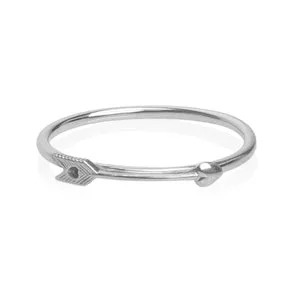 Boh Runga - Arrow Ring Sterling Silver - Size K