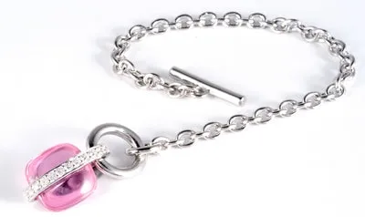 Bubblegum - Pink CZ Bracelet