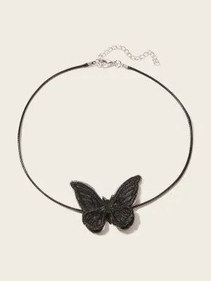 Butterfly Decor Choker 1pc