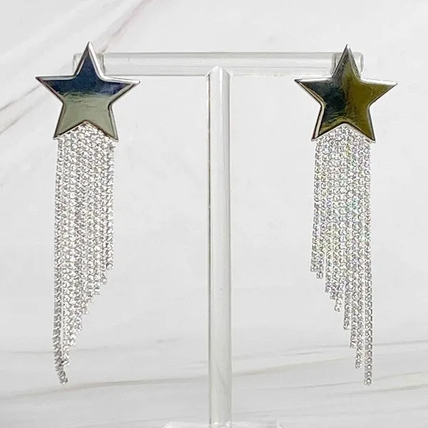 Cascading Star Earrings