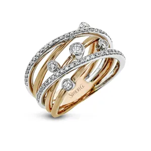 Clio Right Hand Ring in 18k Gold with Diamonds