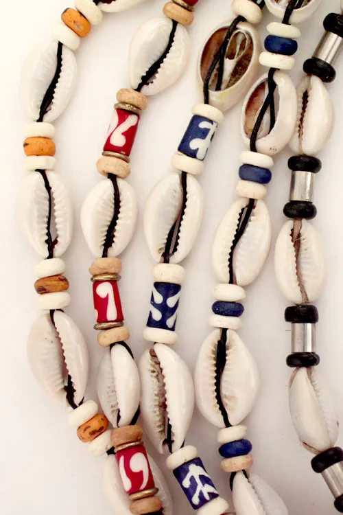 Coastal Village Cowrie Necklaces