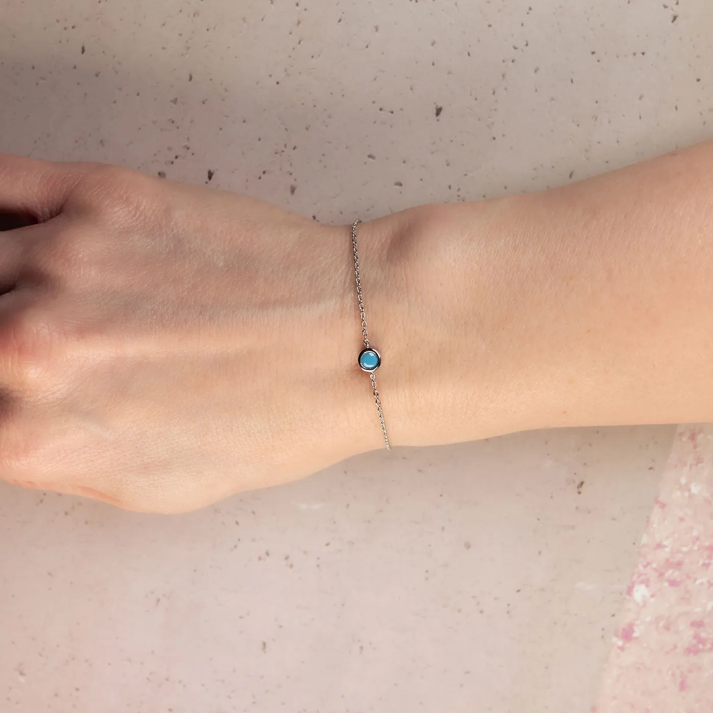 December Birthstone Bracelet - Turquoise