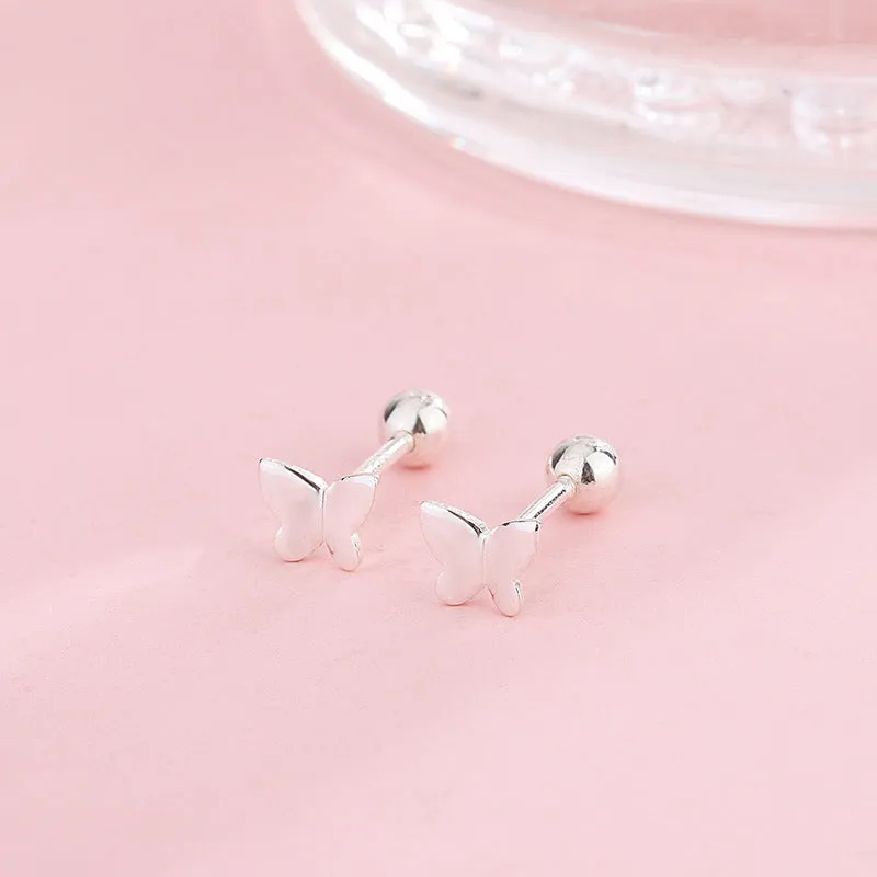 Earrings Butterfly Ear Mini S925 Silver Earrings