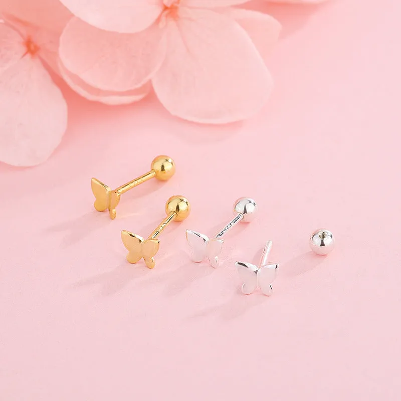 Earrings Butterfly Ear Mini S925 Silver Earrings