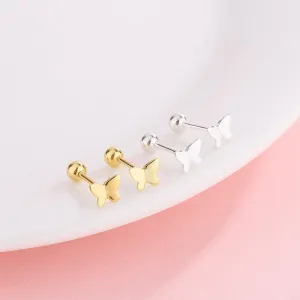 Earrings Butterfly Ear Mini S925 Silver Earrings