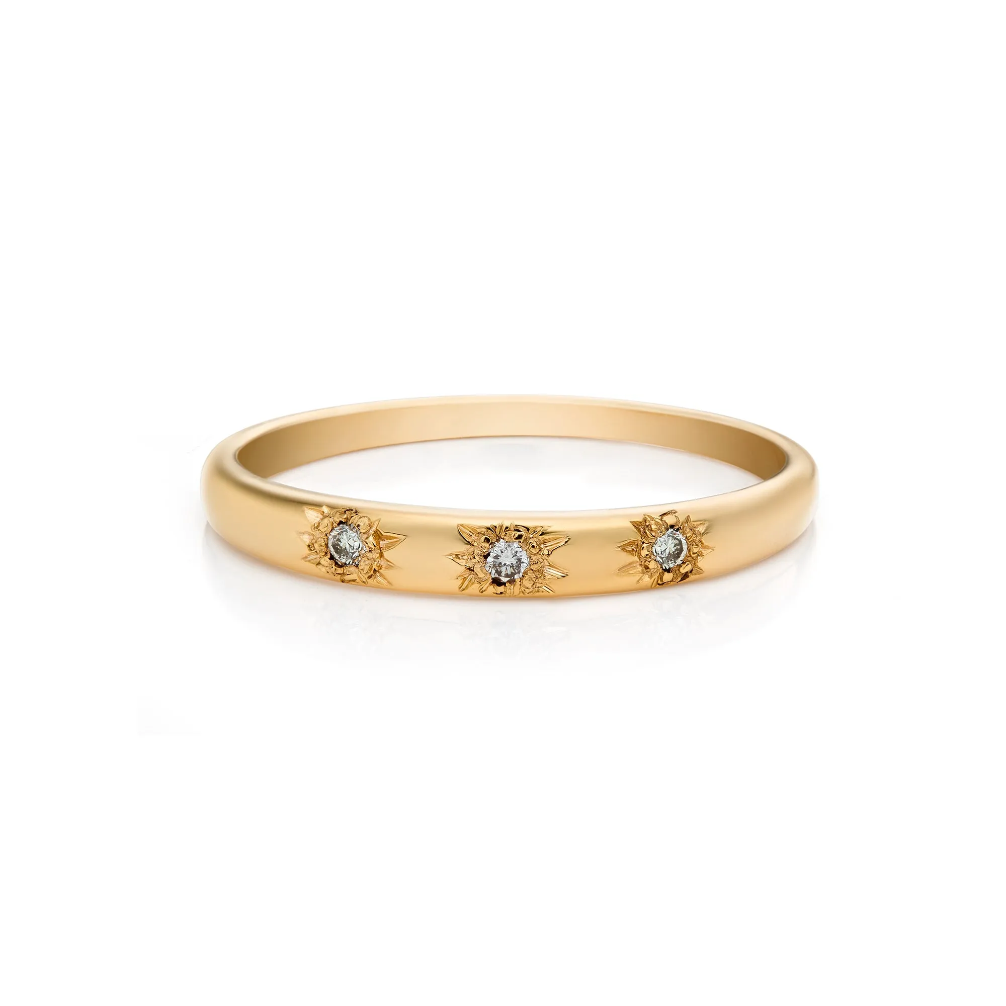 Estelle Diamond 14k Gold Ring