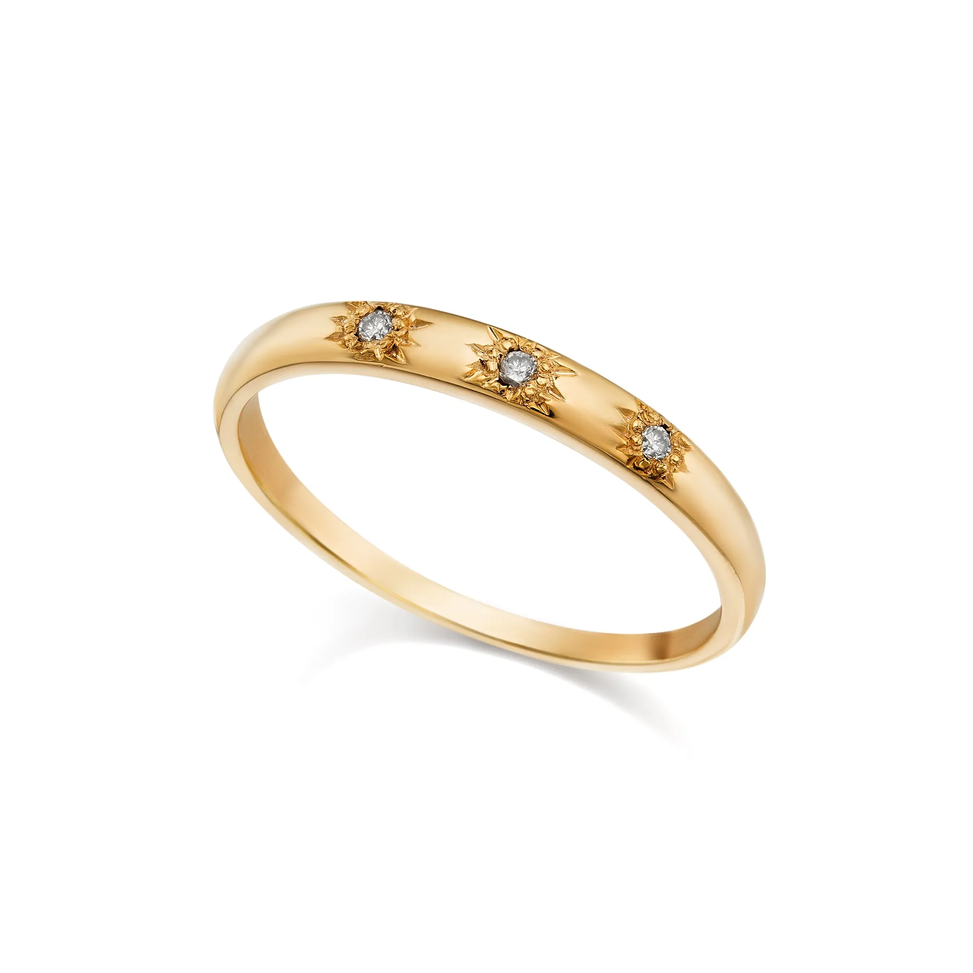 Estelle Diamond 14k Gold Ring