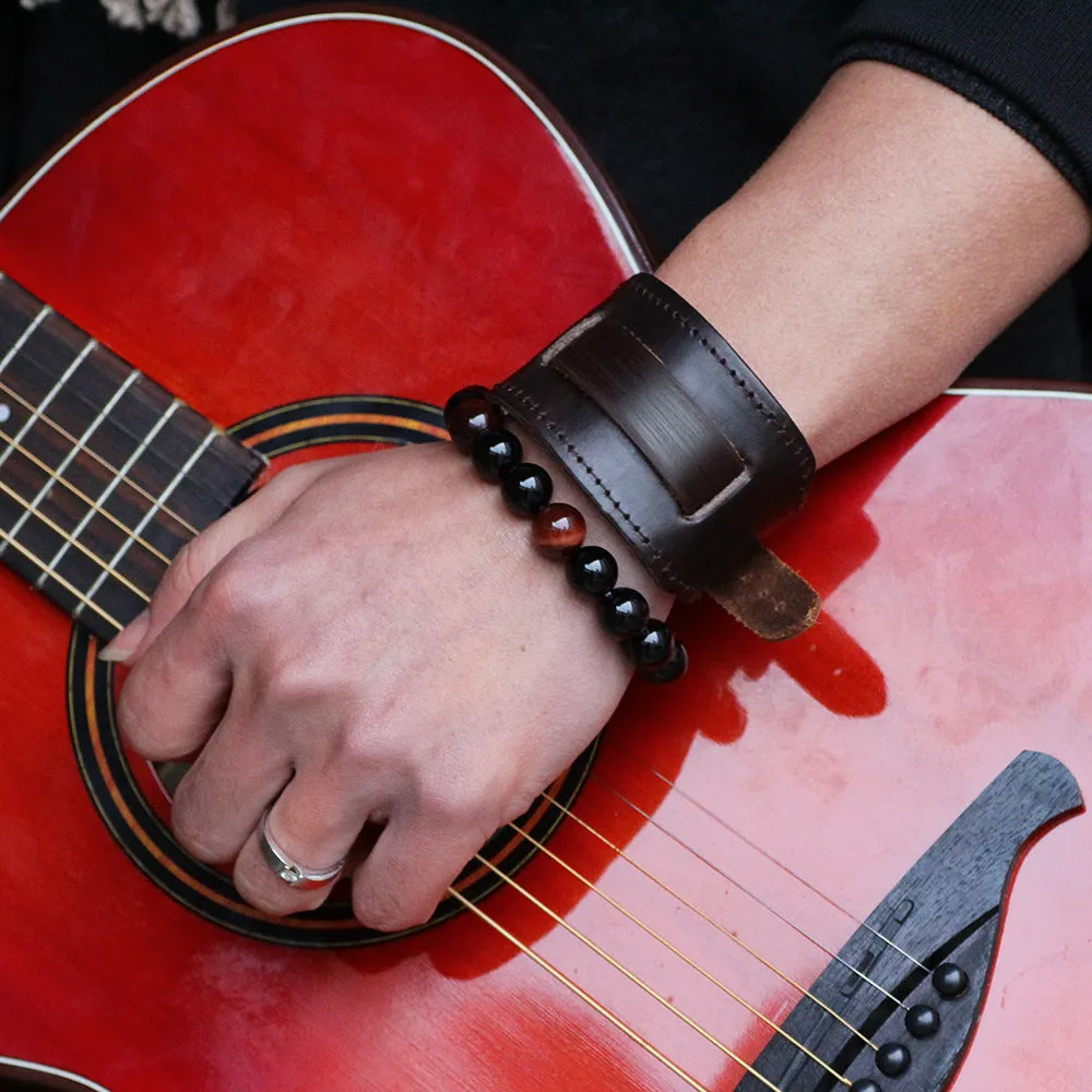 European and American punk style leather bracelet