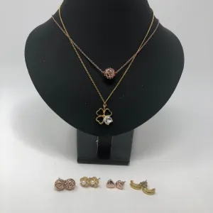 Gold and Rose Plated Set