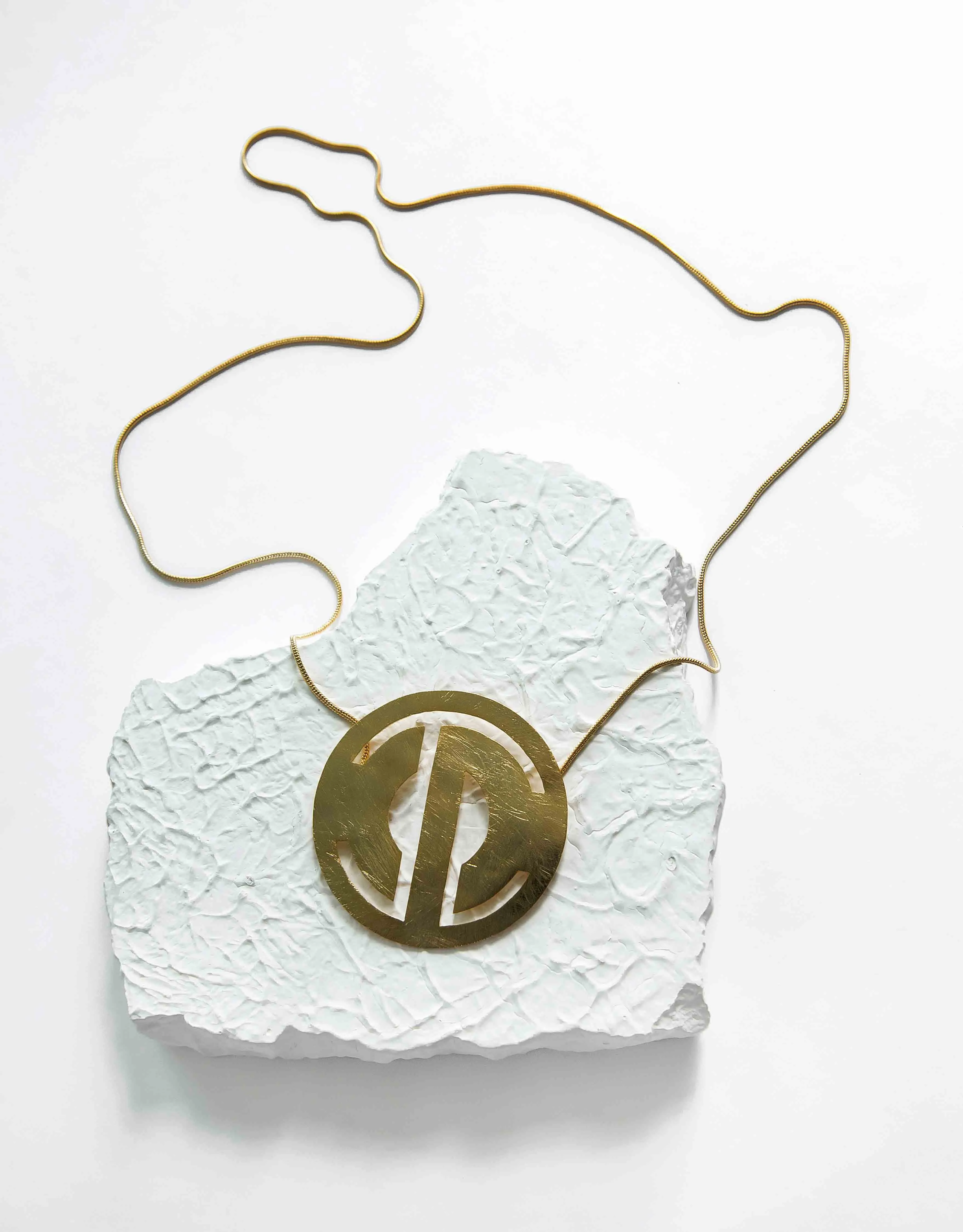 Gold Brass Necklaces-Erasoaldi