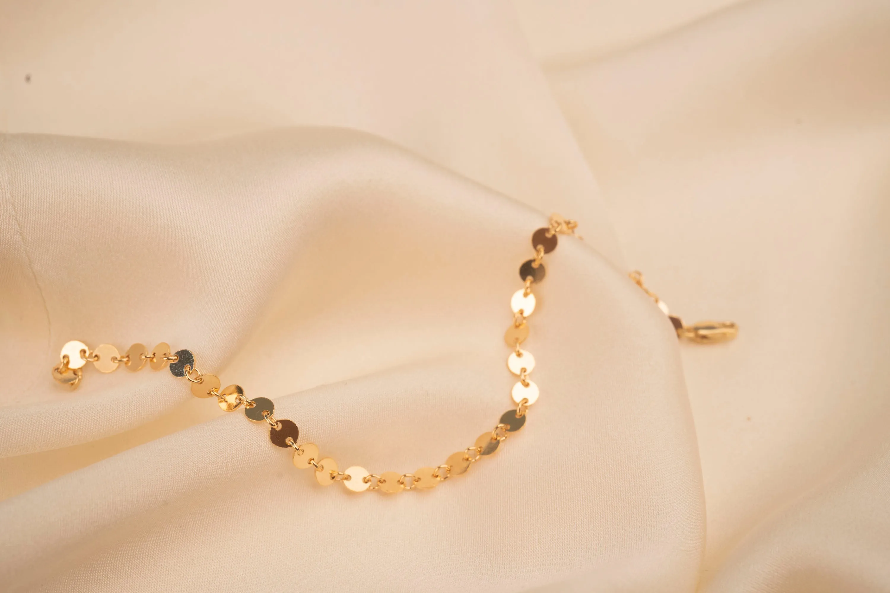 Gold Filled Circles Bracelet