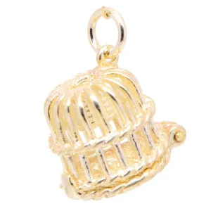 Gold Lobster Pot Charm