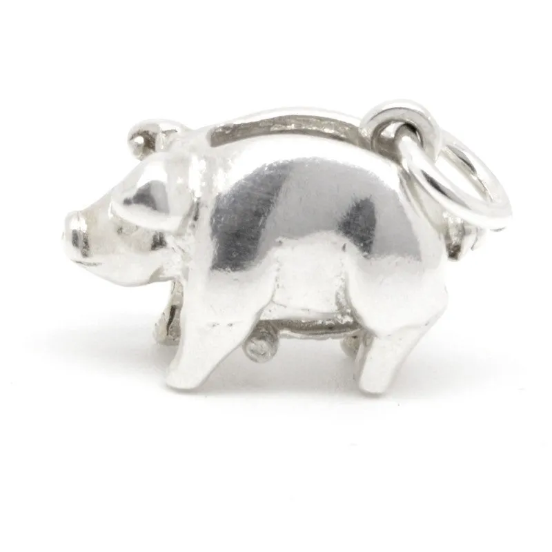 Gold Piggy Bank Charm