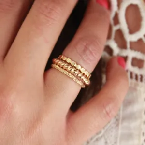 Gold Ring Set