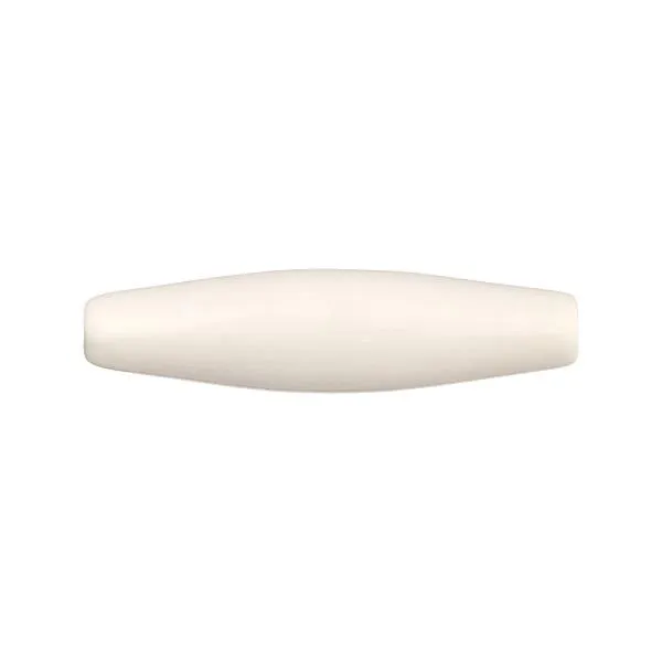 Imitation Hairpipe Bone Beads, 1.5" Ivory 100/pk