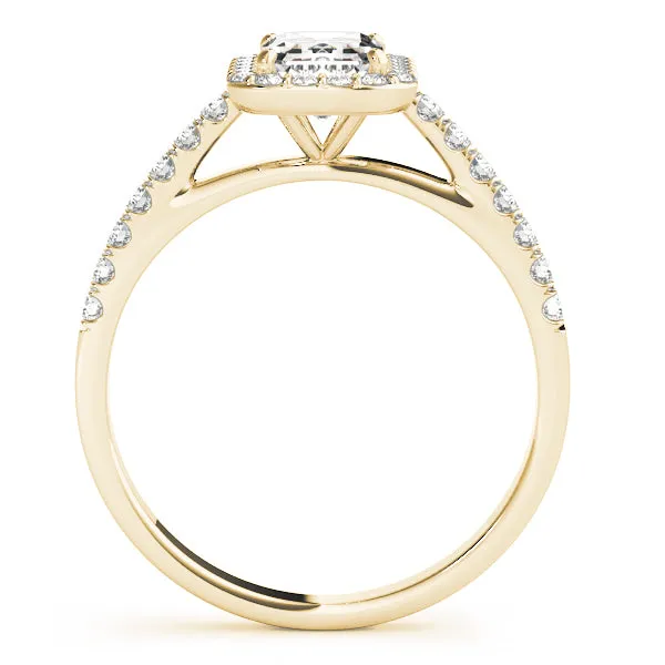 Ladies Halo Engagement Ring 50921