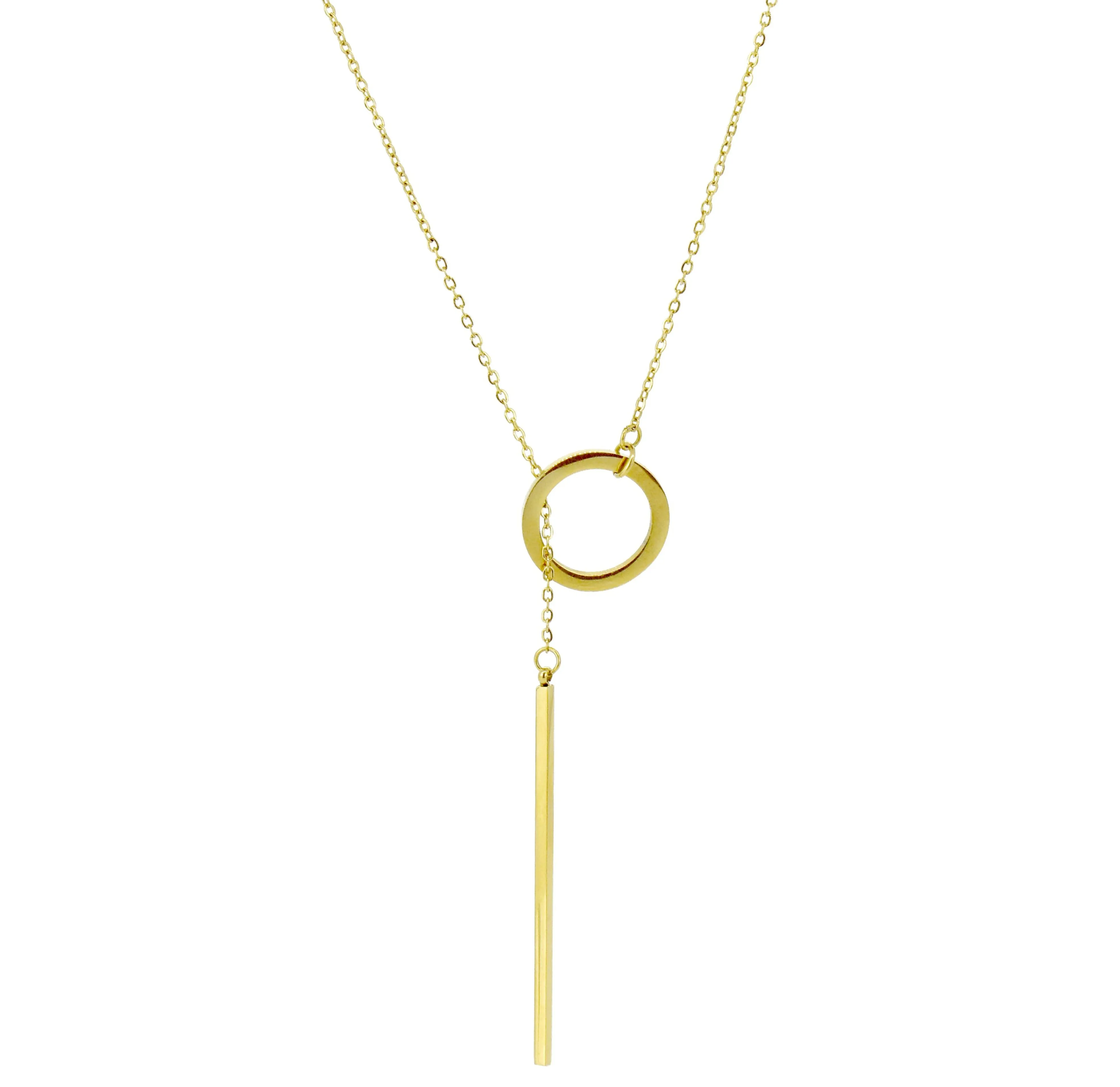 LANA LARIAT BAR CHAIN NECKLACE