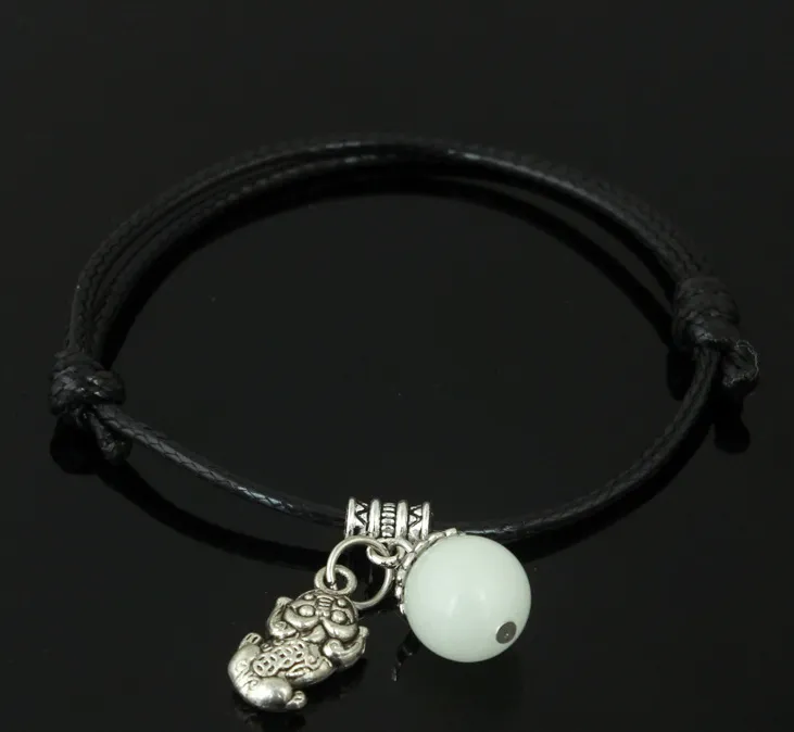 Leaf luminous bracelet woven bracelet