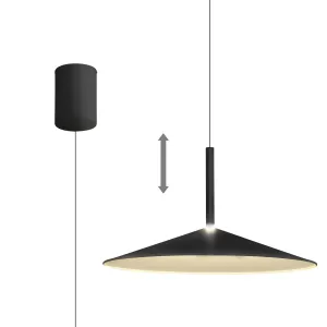 Mantra M7891 Calice 48cm Rise And Fall LED Pendant Black/White