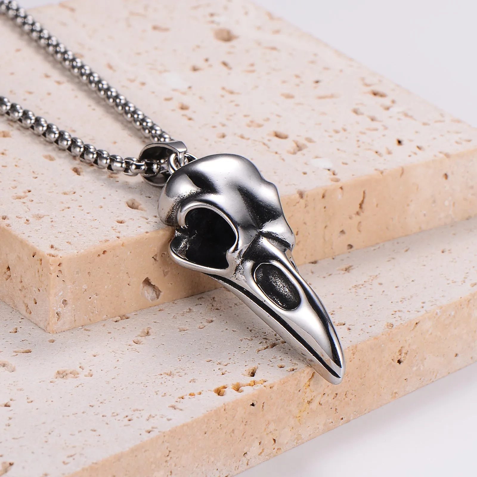 Minimalist Wing Chinese Zodiac Animal Stainless Steel Pendants