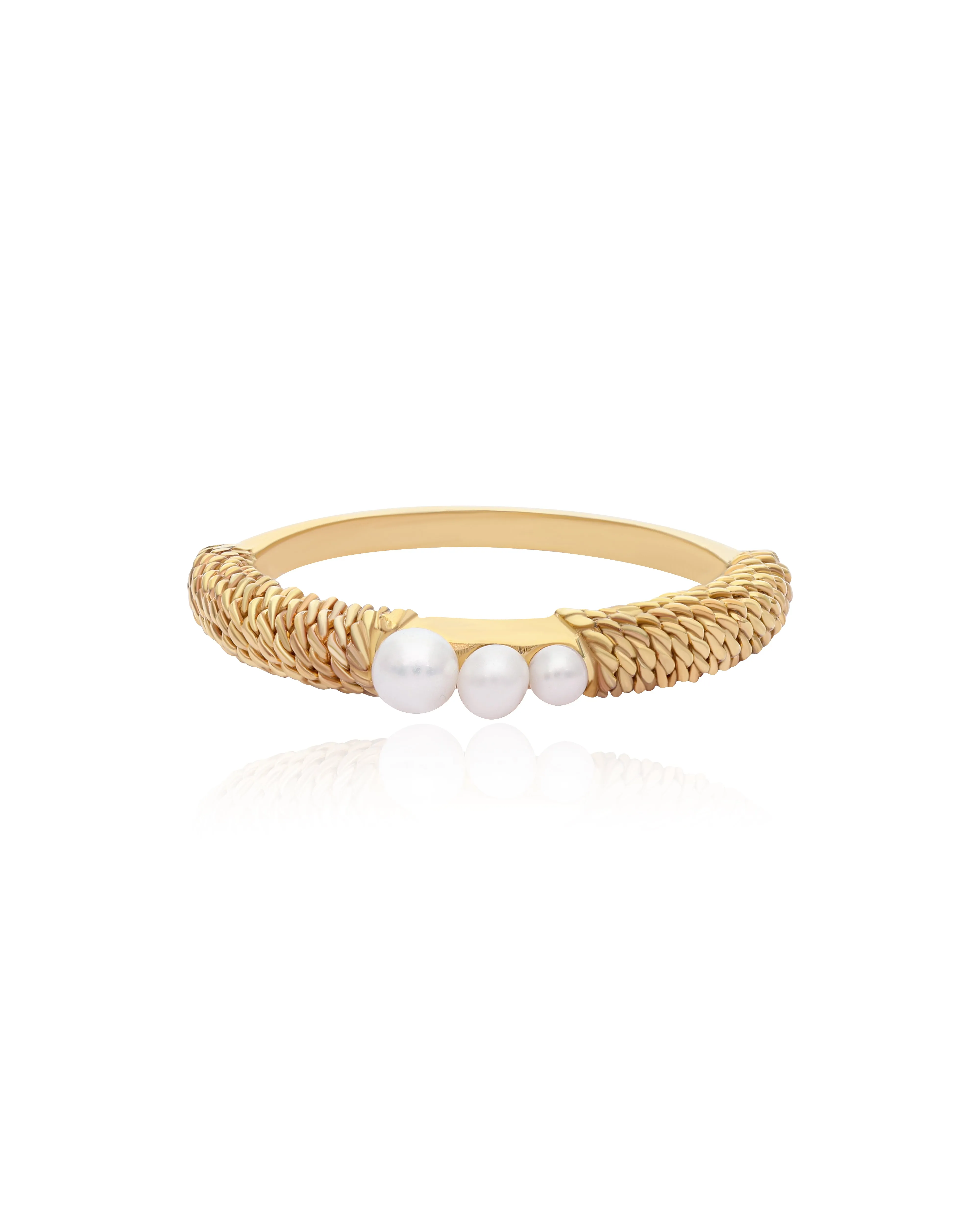 Mira Pearl Vermeil Ring