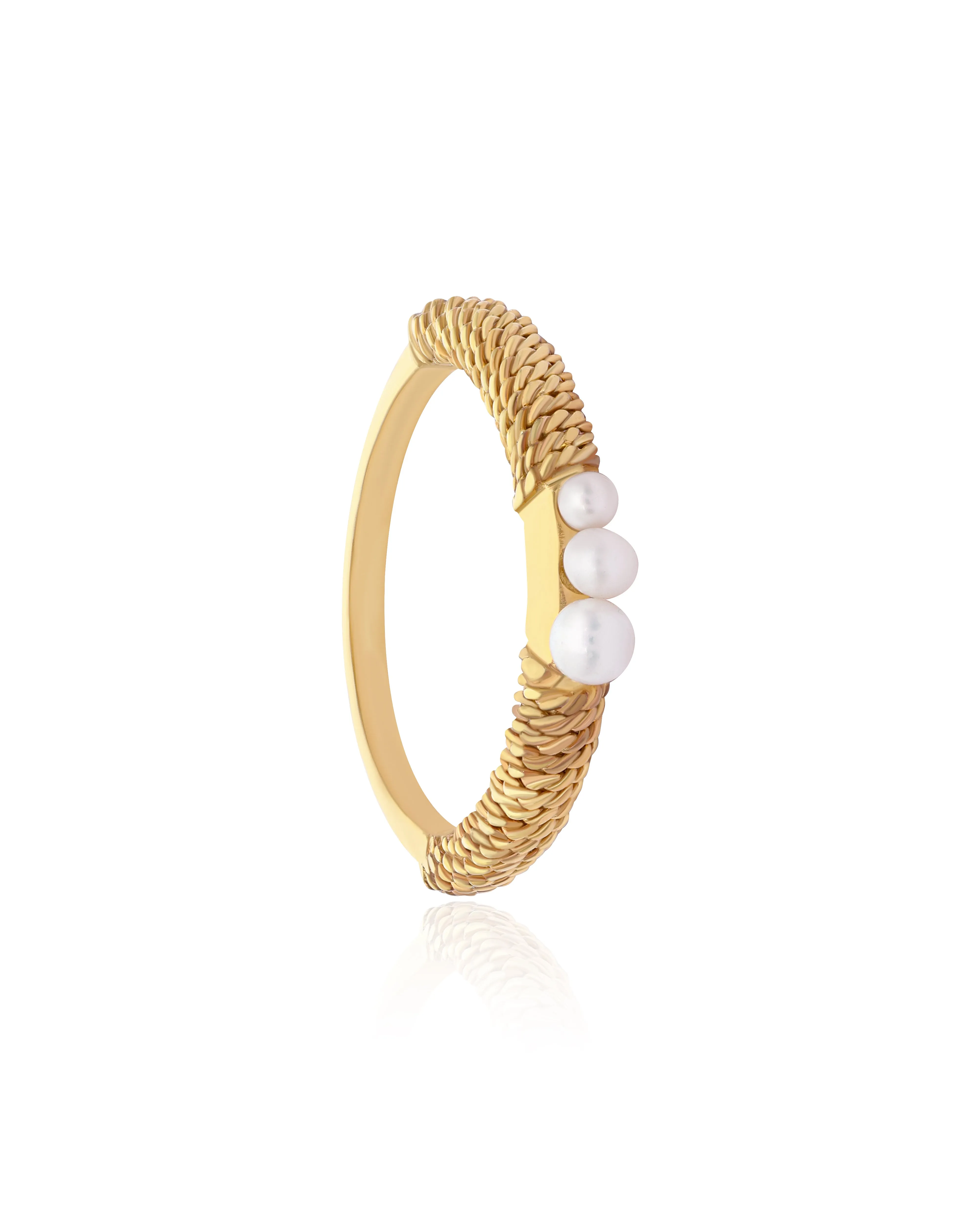 Mira Pearl Vermeil Ring