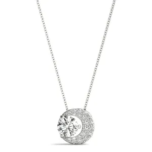 Moon Necklace 1/4Ctw