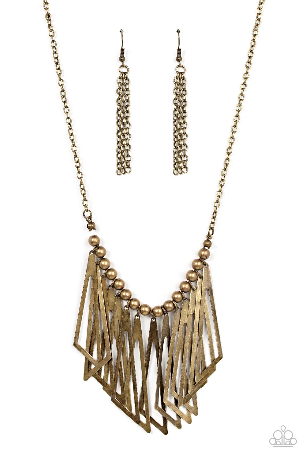 Necklaces Industrial Jungle - Brass N077