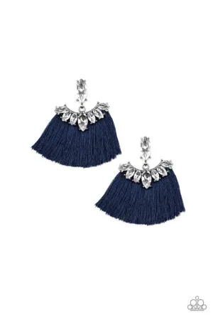 Paparazzi Earring ~ Formal Flair - Blue