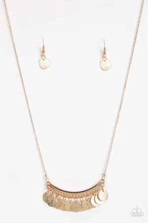 Paparazzi Necklace ~ Bohemian Bombshell - Gold