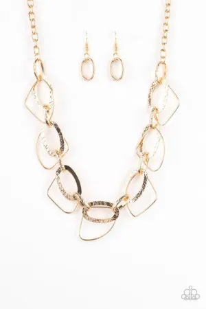 Paparazzi Necklace ~ Very Avant-Garde - Gold