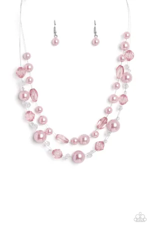 Parisian Pearls - Pink Necklace Set