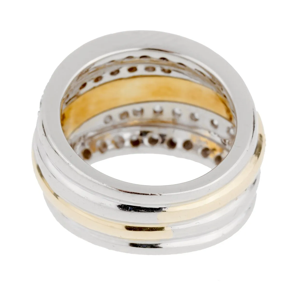 Pomellato Diamond Cocktail Gold Ring